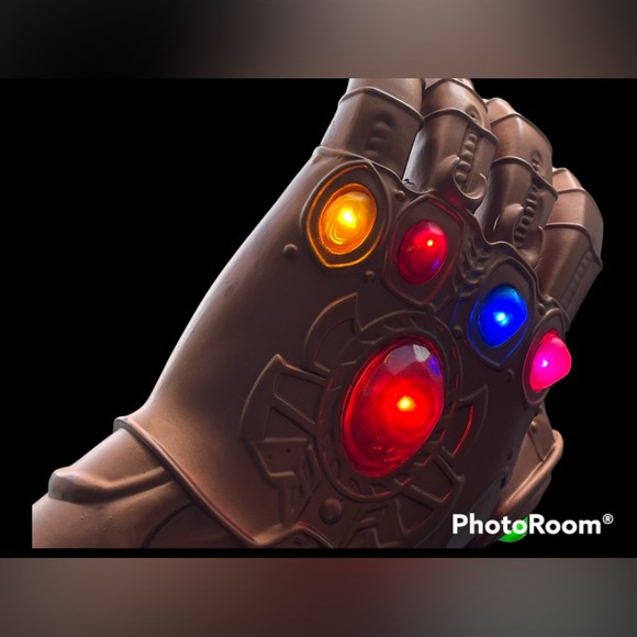 Thanos Infinity Gauntlet Light Gloves Cosplay War Marvel Avengers Adult Size - Picture 3 of 16